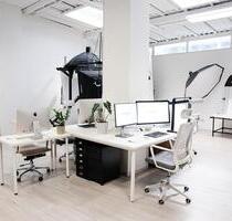 Kreativ-Arbeitsplatz mit Fotostudio in Würzburg - flexibel & 247