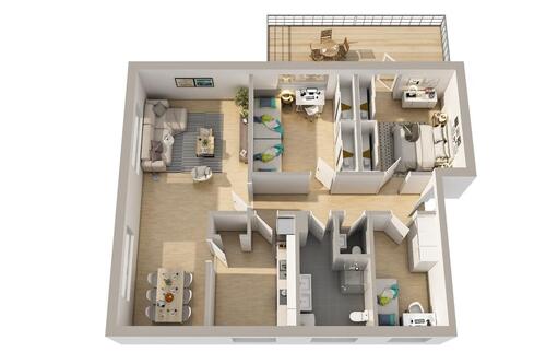 Foto - Erdgeschosswohnung zu vermieten. Erstbezug nach Renovierung