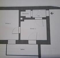 2-Zimmer-Wohnung mit Balkon, Erdgeschoss in Ennepetal