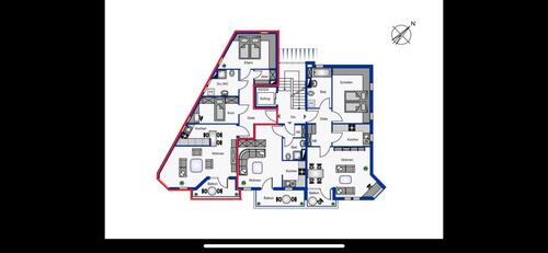 Foto - Renovierte Drei-Zimmer-Wohnung mit Balkon im 1. OG zu vermieten
