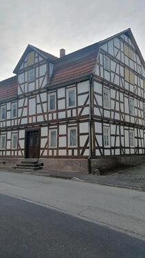 Foto - Bauernhof Fachwerkhaus Stall Scheune