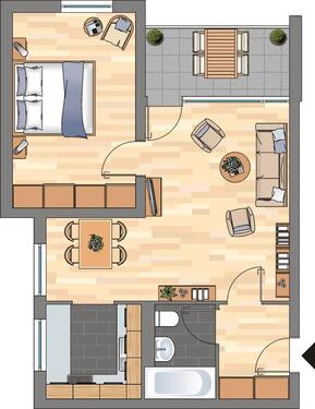 Foto - 2 Zimmer Etagenwohnung zur Miete in Wuppertal