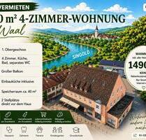 ATTRAKTIVE 4-ZIMMER-WOHNUNG MIT CA. 100 m² IN WAAL