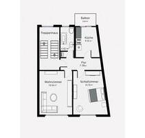 Citywohnung 2 ZKB mit Balkon im Zentrum Bremerhavens
