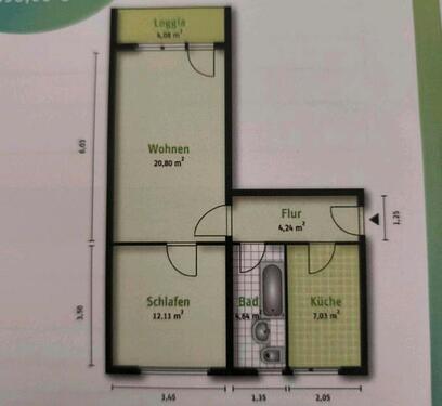 Foto - Wohnung zur Miete - 450,00 EUR Kaltmiete,