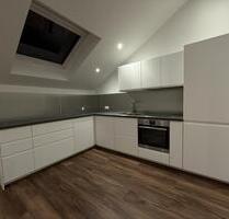 Modernen, komplett sanierten 3,5-Zimmer-DG-Wohnung mit Klimaanlage, Einbauküche, Tiefgarage - Ebersbach an der Fils