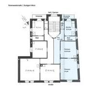 Altstadtwohnung - 2 Zimmer - 66 qm - Stuttgart-West - Überlingen
