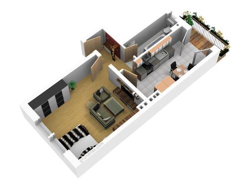 Foto - Erdgeschoßwohnung in Magdeburg zur Miete