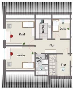 Foto - 3-Zimmerwohnung (73qm) mit Gartenanteil