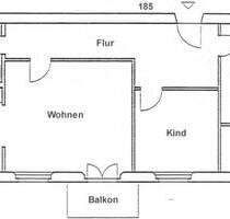 Hübsche 3-Raumwohnung mit Abstellraum und Balkon (206185) - Bad Freienwalde (Oder)