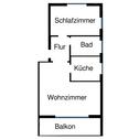 Foto - 2 Zimmer Einbauküche Balkon Parkplatz EG Wohnung