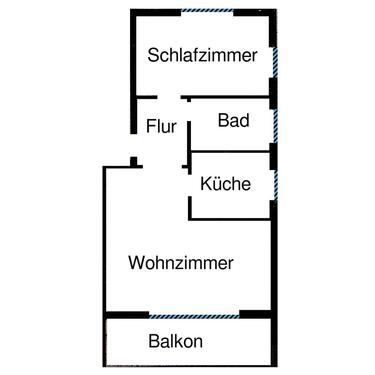Foto - 2 Zimmer Einbauküche Balkon Parkplatz EG Wohnung