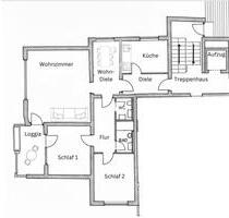 Helle 3,5-Zi.-Wohnung 95 m² mit Westbalkon, TG & Aufzug, z. Miete - Grünwald