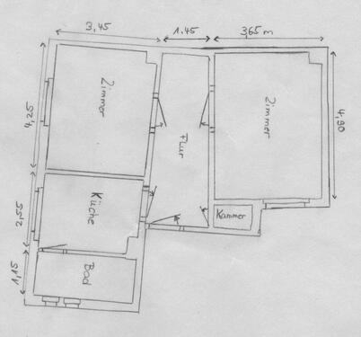Foto - 2 Zimmer Erdgeschoßwohnung in Jena