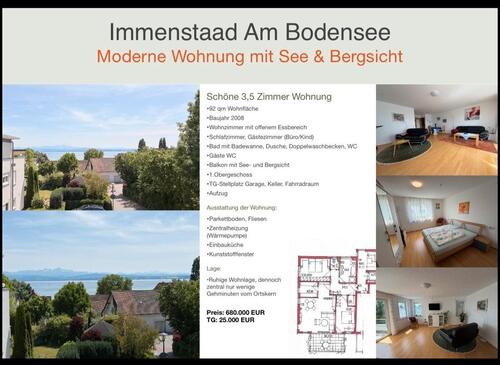 Foto - Wohnung in Immenstaad - 680.000,00&nbsp;EUR Kaufpreis, ca.&nbsp; 92,00&nbsp;m&sup2;