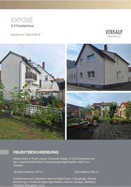 Foto - 2-3 Familienhaus in Pfungstadt - 530.000,00 EUR Kaufpreis,