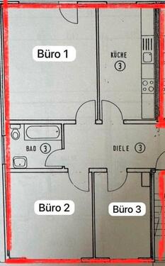 Foto - Büro,Praxis,Kanzlei 66qm zu Vermieten