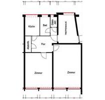 Attraktive WG-geeignete 2-Zimmer-Wohnung mit Garage - Hamburg Horn