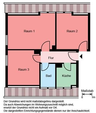 Foto - 2 Zimmer Dachgeschoßwohnung zur Miete in Herscheid