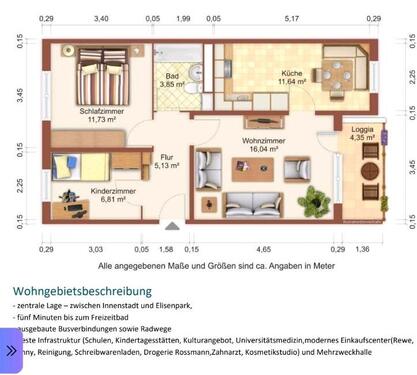 Foto - 3 Raumwohnung ab März 2026!! - 545,00 EUR Kaltmiete,