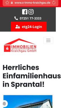 Foto - Einfamilienhaus Bretten, 206 qm WF,600 QM Grundstück, BJ 2019