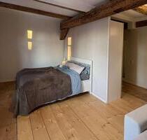 Behaglich & besonders - Großzügige 1-Zimmer-Wohnung in saniertem Fachwerkhaus - Wolfenbüttel Ahlum Behaglich & besonders - Großzügige 1-Zimmer-Wohnung in saniertem Fachwerkhaus - Wolfenbüttel Ahlum