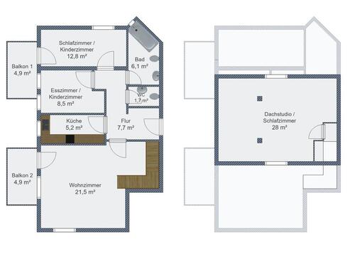 Foto - 4 Zimmer Maisonettenwohnung zum Kaufen in Bad Wörishofen