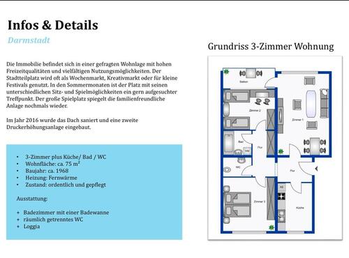Foto - Etagenwohnung zum Kaufen in Darmstadt