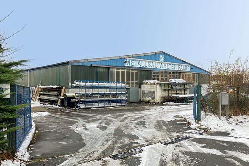 Foto - Solide Halle mit Außenstellfläche zu vermieten...