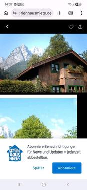 Foto - Ferienwohung Urlaub abzugeben Grainau Hammersbach