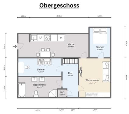 Foto - 4 Zimmer Dachgeschoßwohnung in Tarmstedt