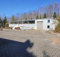 Gewerbehalle Lagerhalle Produktion Außenfläche + Hallenkran - Nossen