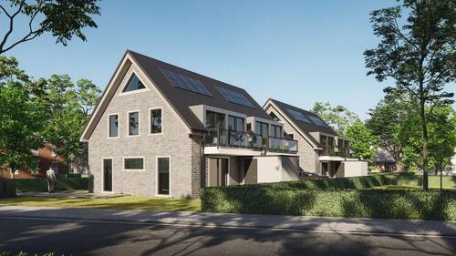 Foto - Neubau-Doppelhaushälfte in Oldenburg – KfW 40 QNG, Wärmepumpe & PV, Erstbezug!