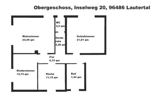 Foto - 3 Zimmer Etagenwohnung zur Miete in Lautertal