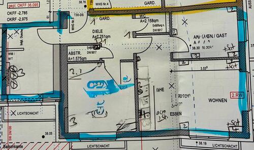 Foto - 2,5 Zi. Wohnung mit Terrasse - 760,00&nbsp;EUR Kaltmiete, ca.&nbsp; 73,00&nbsp;m&sup2;
