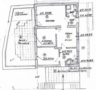 Foto - Große 3-Zimmer-Wohnung mit Dachterrasse & Doppelgarage – ruhige L
