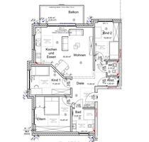 4-ZKB Whg. Erstbezug ! - 1.150,00&nbsp;EUR Kaltmiete, ca.&nbsp; 90,00&nbsp;m&sup2; in Delbrück (PLZ: 33129)