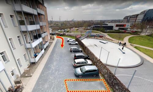 Foto - Stellplatz Dresden Altstadt - Schranke und Fernbedienung