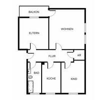 Gepflegte 3-Zimmer-Wohnung Waldrandlage - Darmstadt Darmstadt-Nord