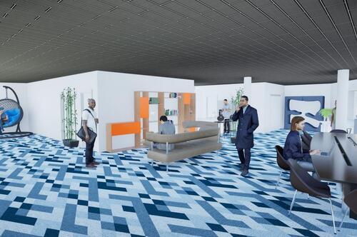 Foto - Büroflächen im Saacke-Carré - Sichtachse und 'Tor' zur Fußgängerzone in Pforzheim