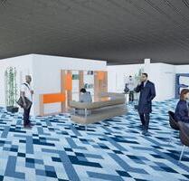 Büroflächen im Saacke-Carré - Sichtachse und 