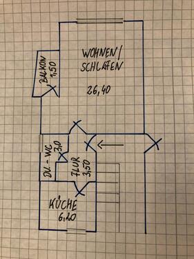 Foto - 1 Zimmer Hochparterre zur Miete in Barbing