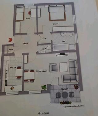 Foto - 3 Zimmer Wohnung in Oberreitnau