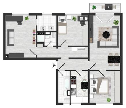 Foto - 4 Zimmer Etagenwohnung zur Miete in Dresden