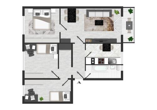 Foto - 4 Zimmer Etagenwohnung zur Miete in Dresden