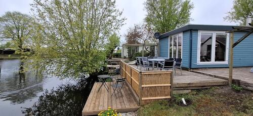 Foto - Exclusives Chalet Makkum Ijsselmeer privater Steg erholsameFerien