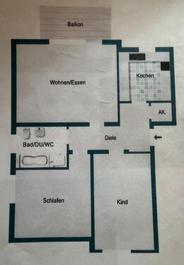 Foto - 3-Zimmer Eigentumswohnung mit Stellplatz in Walldürn
