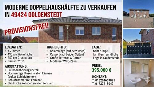 Foto - Haus, Doppelhaushälfte in Goldenstedt
