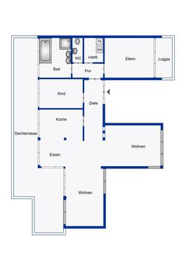 Foto - Etagenwohnung zur Miete in Eislingen (Fils)