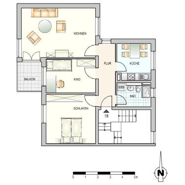 Foto - 3 Zimmer Etagenwohnung zur Miete in Erbach
